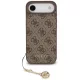 Guess - Keménytok 4G Díszítős Tartó MagSafe (GUHMP17MGF4GCW) - iPhone 17 Air - Barna