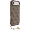 Guess - Keménytok 4G Díszítős Tartó MagSafe (GUHMP17MGF4GCW) - iPhone 17 Air - Barna