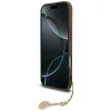 Guess - Keménytok 4G Díszítős Tartó MagSafe (GUHMP17MGF4GCW) - iPhone 17 Air - Barna
