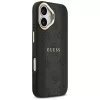 Guess - Keménytok 4G Csíkos MagSafe (GUHMP17SPG4SEMCK) - iPhone 17 - Fekete