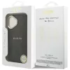 Guess - Keménytok 4G Csíkos MagSafe (GUHMP17SPG4SEMCK) - iPhone 17 - Fekete