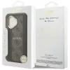 Guess - Keménytok 4G Csíkos MagSafe (GUHMP17SPG4SEMCW) - iPhone 17 - Barna