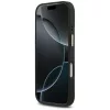 Guess - Keménytok 4G Csíkos MagSafe (GUHMP17LPG4SEMCK) - iPhone 17 Pro - Fekete