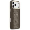 Guess - Keménytok 4G Csíkos MagSafe (GUHMP17LPG4SEMCW) - iPhone 17 Pro - Barna