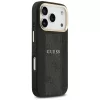 Guess - Keménytok 4G Csíkos MagSafe (GUHMP17XPG4SEMCK) - iPhone 17 Pro Max - Fekete