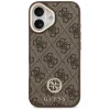 Guess - Keménytok 4G Strassz Logó MagSafe (GUHMP17SP4GRMDEW) - iPhone 17 - Barna