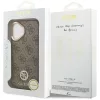 Guess - Keménytok 4G Strassz Logó MagSafe (GUHMP17SP4GRMDEW) - iPhone 17 - Barna