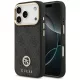Guess - Keménytok 4G Strassz Logó MagSafe (GUHMP17LP4GRMDEK) - iPhone 17 Pro - Fekete