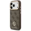 Guess - Keménytok 4G Strassz Logó MagSafe (GUHMP17LP4GRMDEW) - iPhone 17 Pro - Barna