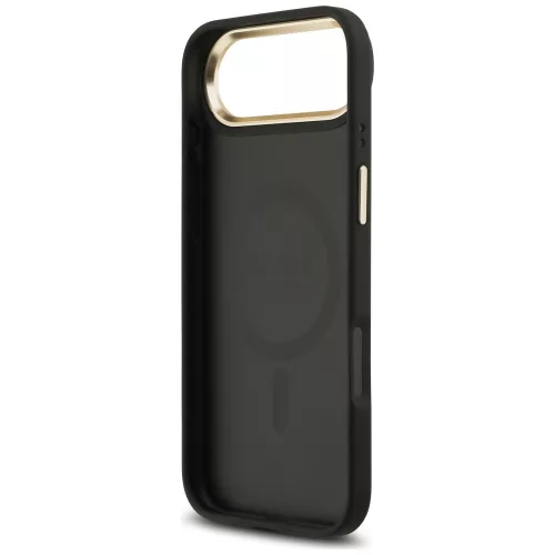 Guess - Keménytok 4G Strassz Logó MagSafe (GUHMP17MP4GRMDEK) - iPhone 17 Air - Fekete