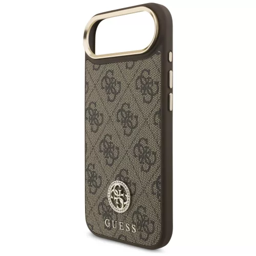 Guess - 4G Strassz Logó MagSafe (GUHMP17MP4GRMDEW) - iPhone 17 Air - Barna