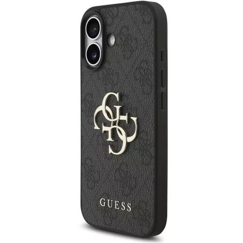 Guess - Hardcase 4G Classic Logo with Strap (GUHCP17SP4GMGSK) - iPhone 17 - Black