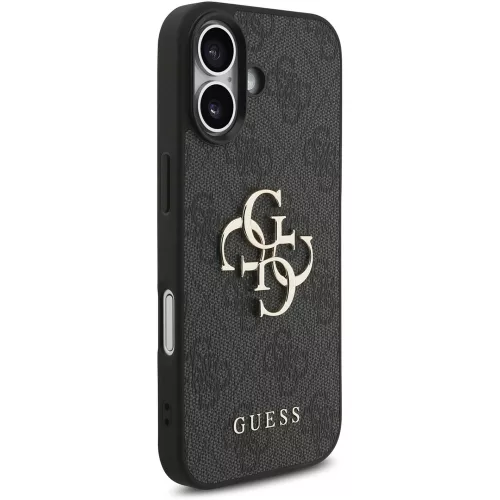 Guess - Hardcase 4G Classic Logo with Strap (GUHCP17SP4GMGSK) - iPhone 17 - Black