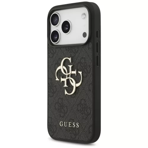 Guess - Hardcase 4G Classic Logo with Strap (GUHCP17LP4GMGSK) - iPhone 17 Pro - Black
