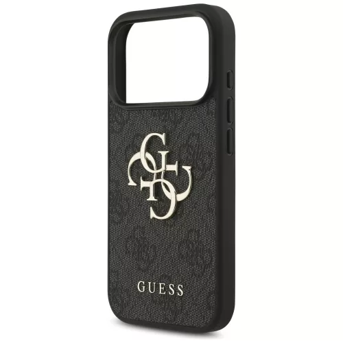 Guess - Hardcase 4G Classic Logo with Strap (GUHCP17LP4GMGSK) - iPhone 17 Pro - Black
