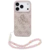 Guess - Keménytok 4G Klasszikus Logó Pánttal (GUHCP17LP4GMGSP) - iPhone 17 Pro - Rózsaszín