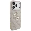 Guess - Keménytok 4G Klasszikus Logó Pánttal (GUHCP17LP4GMGSP) - iPhone 17 Pro - Rózsaszín