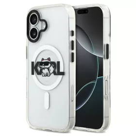   Karl Lagerfeld - IML Choupette Sketch Logo MagSafe (KLHMP17SHGCHGKBT) - iPhone 17 - Clear