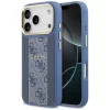 Guess - Keménytok 4G Csíkos MagSafe (GUHMP17LPG4SEMCB) - iPhone 17 Pro - Kék