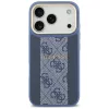 Guess - Keménytok 4G Csíkos MagSafe (GUHMP17LPG4SEMCB) - iPhone 17 Pro - Kék