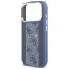 Guess - Keménytok 4G Csíkos MagSafe (GUHMP17LPG4SEMCB) - iPhone 17 Pro - Kék