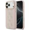 Guess - Keménytok 4G Csíkos MagSafe (GUHMP17XPG4SEMCP) - iPhone 17 Pro Max - Rózsaszín