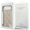 Guess - Keménytok 4G Csíkos MagSafe (GUHMP17MPG4SEMCP) - iPhone 17 Air - Rózsaszín