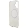 Guess - IML Virágos Gyöngypánttal MagSafe (GUHMP17SHCPOFPH) - iPhone 17 - Fehér