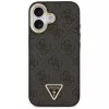 Guess - Keménytok 4G Háromszög Logó MagSafe (GUHMP17SP4GTDGMK) - iPhone 17 - Fekete
