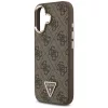 Guess - Keménytok 4G Háromszög Logó MagSafe (GUHMP17SP4GTDGMW) - iPhone 17 - Barna