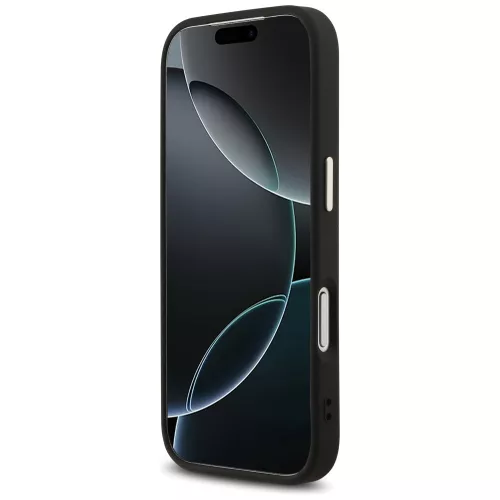 Guess - Keménytok 4G Háromszög Logó MagSafe (GUHMP17LP4GTDGMK) - iPhone 17 Pro - Fekete