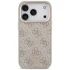 Guess - Keménytok 4G Háromszög Logó MagSafe (GUHMP17LP4GTDGMP) - iPhone 17 Pro - Rózsaszín