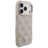 Guess - Keménytok 4G Háromszög Logó MagSafe (GUHMP17LP4GTDGMP) - iPhone 17 Pro - Rózsaszín