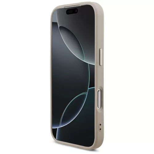 Guess - Keménytok 4G Háromszög Logó MagSafe (GUHMP17LP4GTDGMP) - iPhone 17 Pro - Rózsaszín
