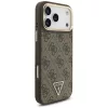 Guess - Keménytok 4G Háromszög Logó MagSafe (GUHMP17LP4GTDGMW) - iPhone 17 Pro - Barna