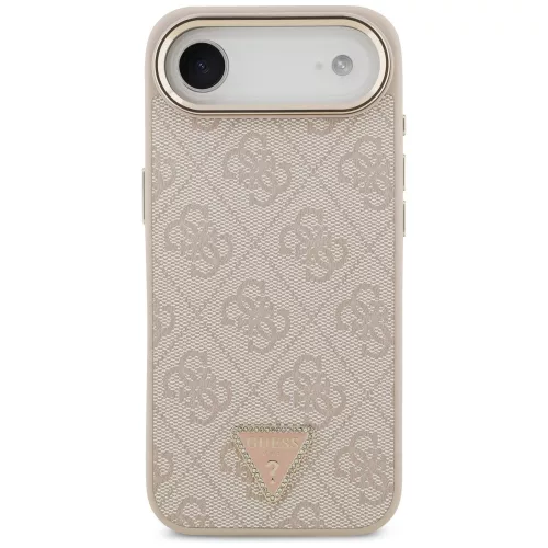 Guess - Keménytok 4G Háromszög Logó MagSafe (GUHMP17MP4GTDGMP) - iPhone 17 Air - Rózsaszín