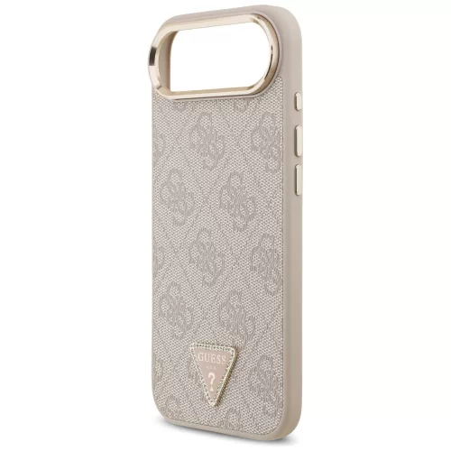 Guess - Keménytok 4G Háromszög Logó MagSafe (GUHMP17MP4GTDGMP) - iPhone 17 Air - Rózsaszín