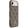 Guess - Keménytok 4G Háromszög Logó (GUHMP17MP4GTDGMW) - iPhone 17 Air - Barna