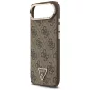 Guess - Keménytok 4G Háromszög Logó (GUHMP17MP4GTDGMW) - iPhone 17 Air - Barna