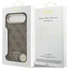 Guess - Keménytok 4G Háromszög Logó (GUHMP17MP4GTDGMW) - iPhone 17 Air - Barna