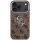 Guess - Keménytok Nagy 4G Klasszikus Logó (GUHCP17SP4G4SMCW) - iPhone 17 - Barna
