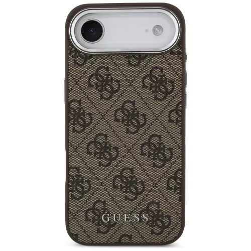 Guess - Keménytok 4G Klasszikus Logó MagSafe (GUHMP17MP4GSSMCW) - iPhone 17 Air - Barna