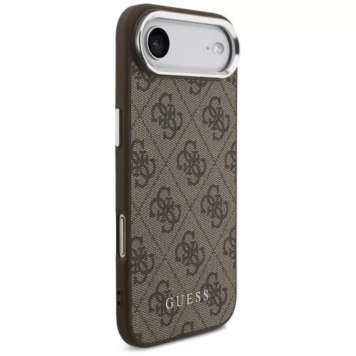Guess - Keménytok 4G Klasszikus Logó MagSafe (GUHMP17MP4GSSMCW) - iPhone 17 Air - Barna