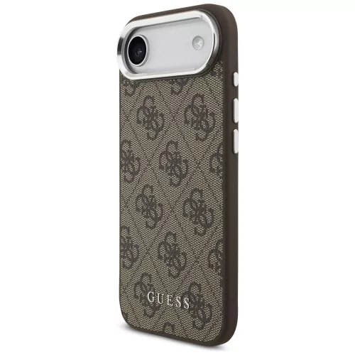 Guess - Keménytok 4G Klasszikus Logó MagSafe (GUHMP17MP4GSSMCW) - iPhone 17 Air - Barna