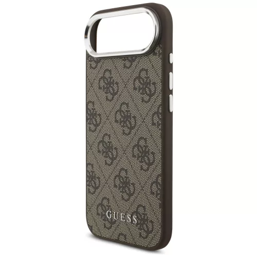 Guess - Keménytok 4G Klasszikus Logó MagSafe (GUHMP17MP4GSSMCW) - iPhone 17 Air - Barna