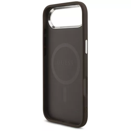 Guess - Keménytok 4G Klasszikus Logó MagSafe (GUHMP17MP4GSSMCW) - iPhone 17 Air - Barna