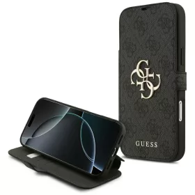   Guess - Kinyitható 4G Fém Logó (GUBKP17X4GMGGR) - iPhone 17 Pro Max - Fekete