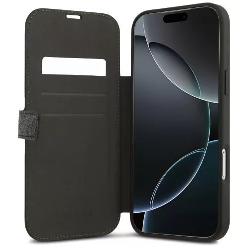 Guess - Kinyitható 4G Fém Logó (GUBKP17X4GMGGR) - iPhone 17 Pro Max - Fekete