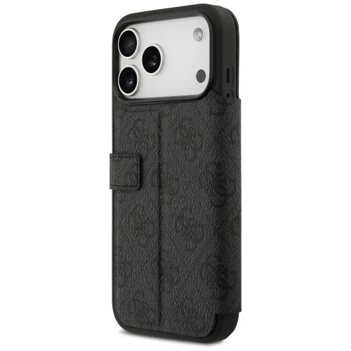 Guess - Kinyitható 4G Fém Logó (GUBKP17X4GMGGR) - iPhone 17 Pro Max - Fekete