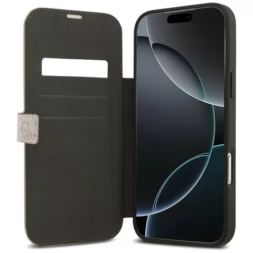 Guess - Kinyitható 4G Fém Logó (GUBKP17X4GMGPI) - iPhone 17 Pro Max - Rózsaszín